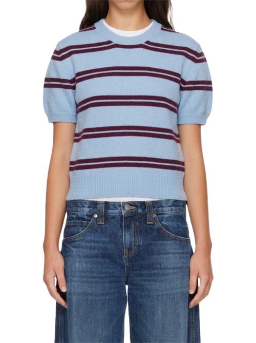 Wicklow stripe t-shirt &DAUGHTER | HKN03885SVINTAGE WITH PORT